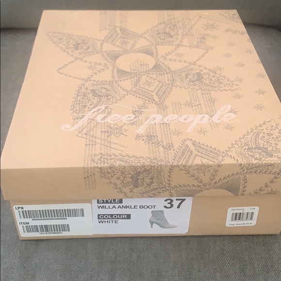 Free People White Willa Ankle Boot - Picture 7 of 11